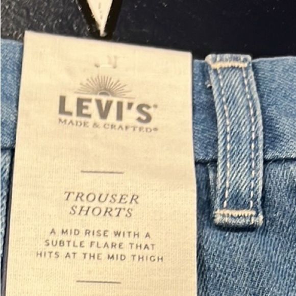 LEVI'S Vintage Inspired 60’s Throwback High Wasted Mom Trouse Denim Jean Shorts - Picture 9 of 10